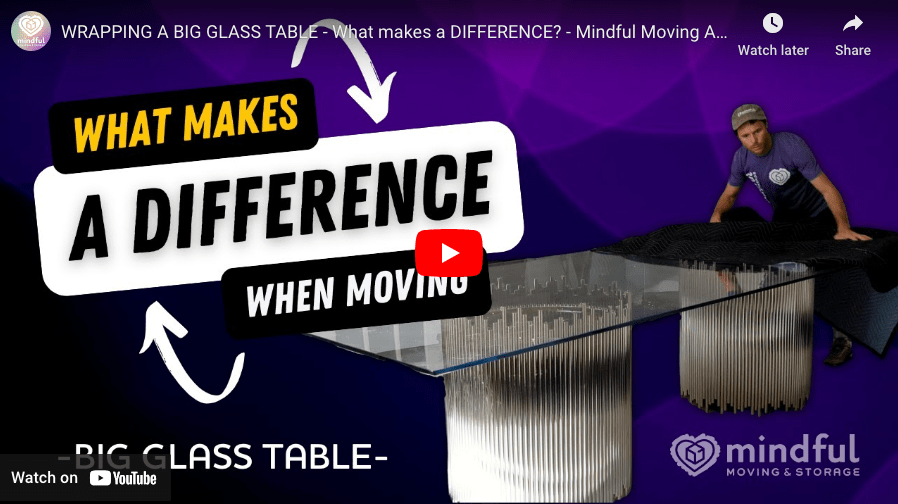 How to move a big glass table